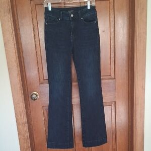 Prosperity Women's Dark Blue Flared Jeans
